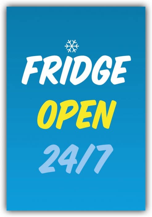 #013 Fridge open 24/7
