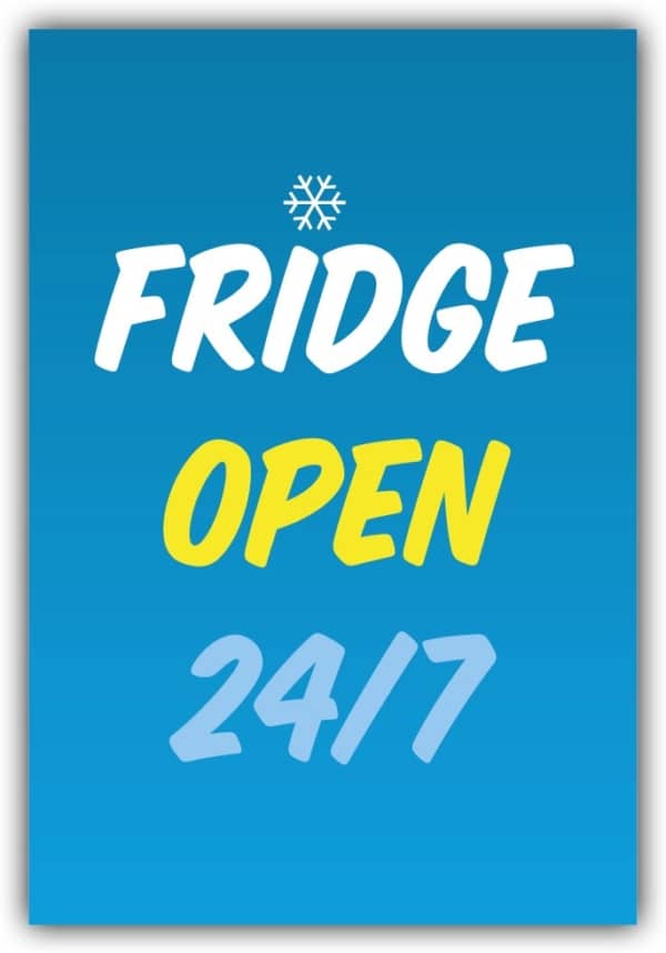 #013 Fridge open 24/7