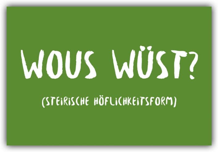 #029 Wous wüst?