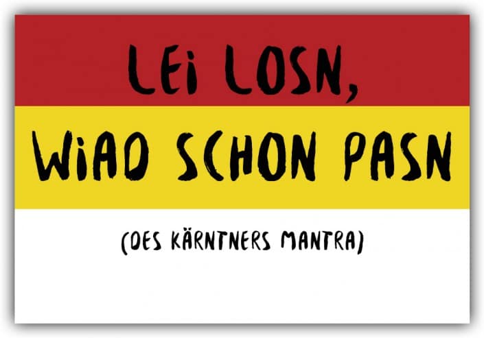 #030 Lei losn, wiad schon pasn