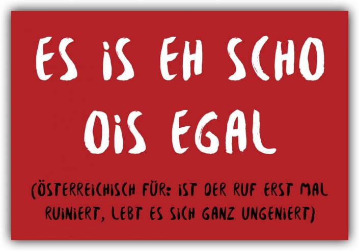 #032 Is eh scho ois egal