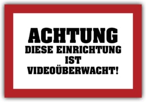 #034 Achtung videoüberwacht!