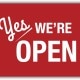 #038 Yes, we're open