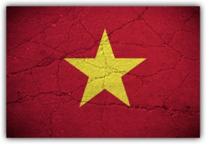 #523 Flagge Vietnam