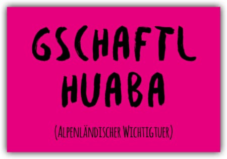playa Kühlschrankmagnet #264 Gschaftlhuaba