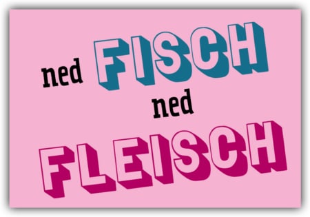 playa Kühlschrankmagnet #473 Ned Fisch ned Fleisch