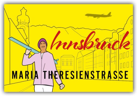 playa Kühlschrankmagnet #210 Maria Theresienstraße Retro