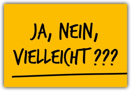 playa Kühlschrankmagnet #412 Ja, Nein, Vielleicht???