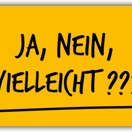 playa Kühlschrankmagnet #412 Ja, Nein, Vielleicht???